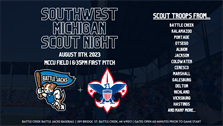 Southwest Michigan Scout Night 2023 - Ticket and a Hat_logo